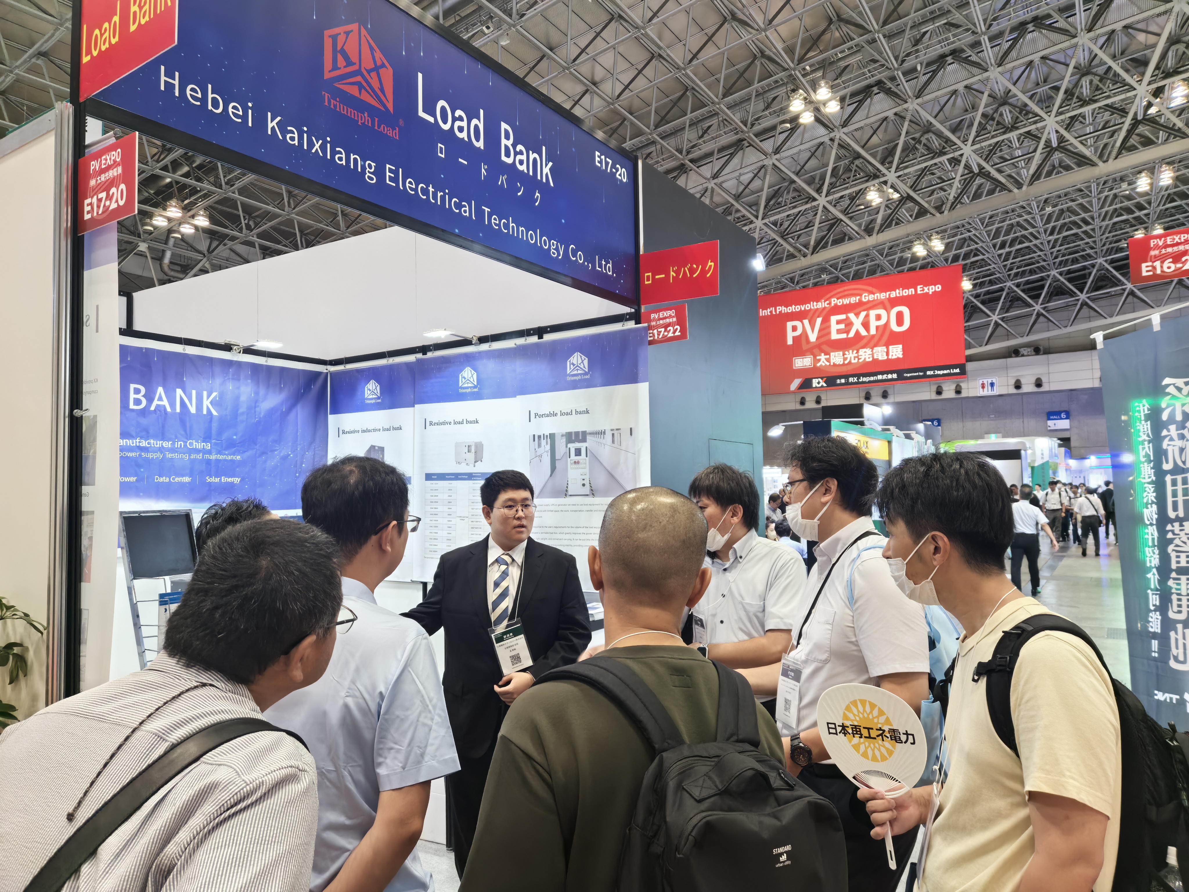 日本國(guó)際智慧能源周秋季展首日火爆！凱翔科技展臺(tái)高燃亮相